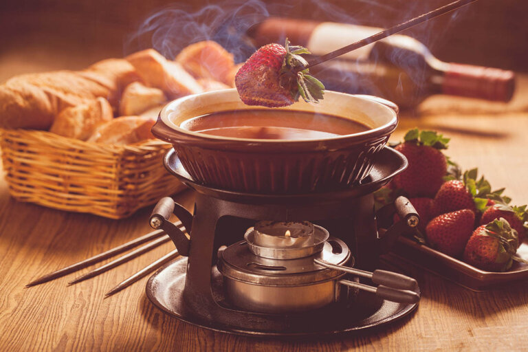 fonduta di cioccolato