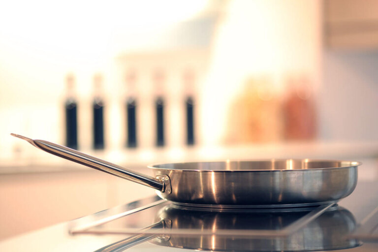 padella in acciaio inox